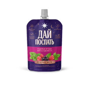 Желе "Дай поспать" садовые ягоды и мелисса